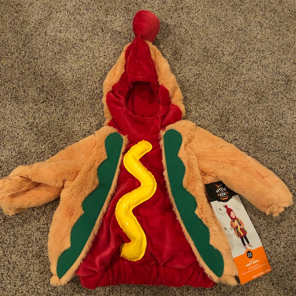 Infant Hot Dog Halloween Costume